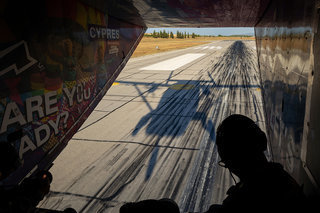 4 - Skyvan Touchdown at Sunset IM1 6967 OE-FDN