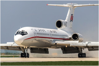 Air Koryo Tupolev Tu-154B P-552 landing