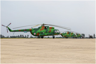 KPAAF Mil-8 line-up