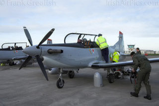 Irish Air Corps Pilatus PC-9M Air Firing 2008