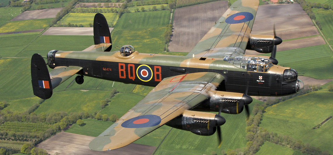 BBMF Lancaster Air-to-Air 2012