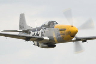 North American P-51D Mustang, G-BTCD, Old Flying Machine Company