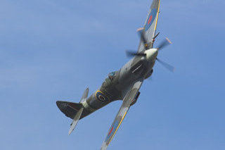 Supermarine Spitfire FRXVIIIE, G-BUOS, Historic Flying Ltd